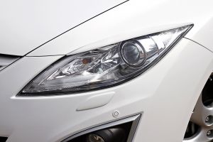 Накладки на передние фары (реснички) компл.-2 шт. Mazda 6 (2010-2012)